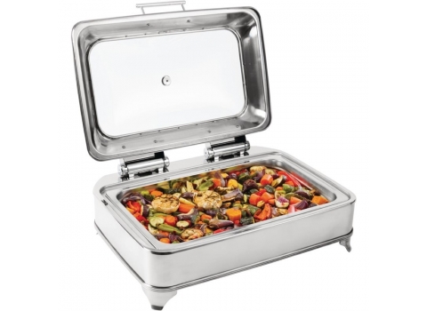 Chafing dish électrique vitré Premium - 380W