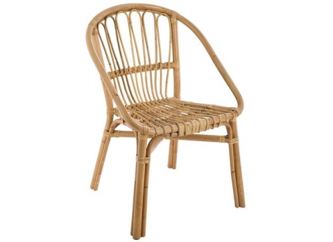 Fauteuil en rotin naturel