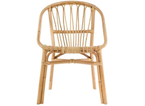 Fauteuil en rotin naturel