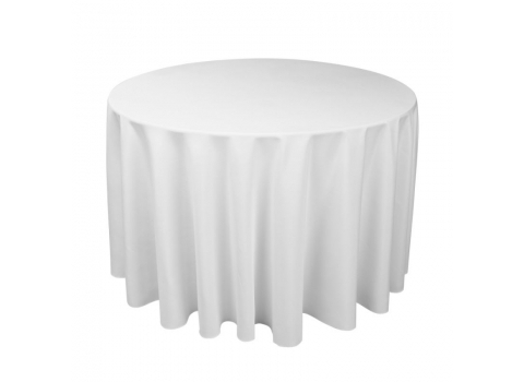 Nappe ronde Premium 50% coton - Ø 280 cm