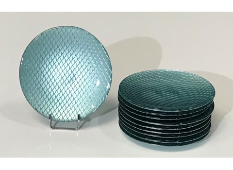 Assiette mini Ø 14 cm : Bleue turquoise