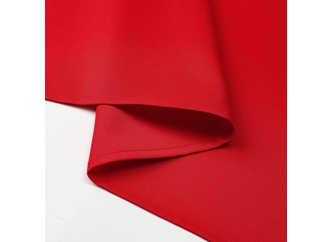 Nappe carrée Rouge Unie 180 cm x 180 cm