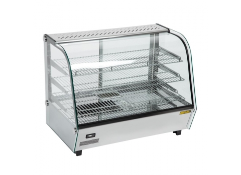 Vitrine chauffante de comptoir 160 litres - 1500w