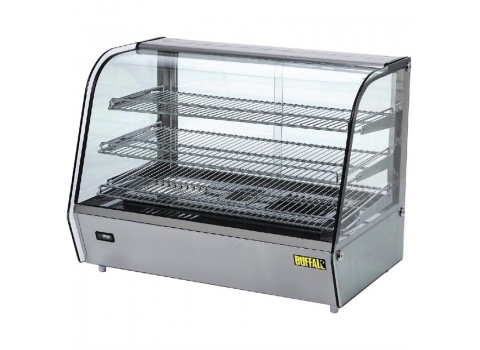 Vitrine chauffante de comptoir 160 litres - 1500w