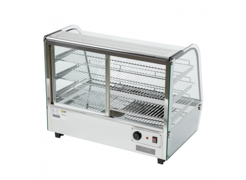 Vitrine chauffante de comptoir 160 litres - 1500w