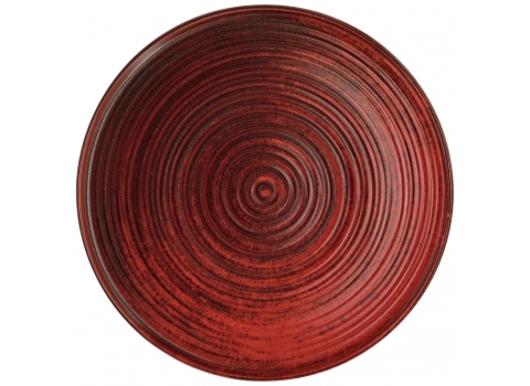 Assiette plate Etana Rouge - Diamètre 30 cm