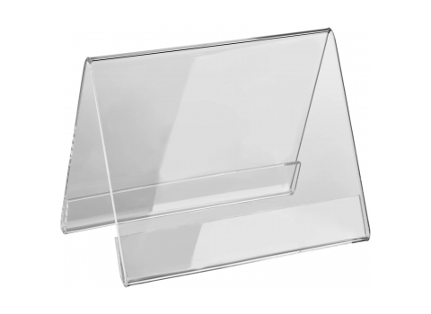 Présentoir Chevalet de Table Transparent  10 x 6 x 5,5 cm (h)