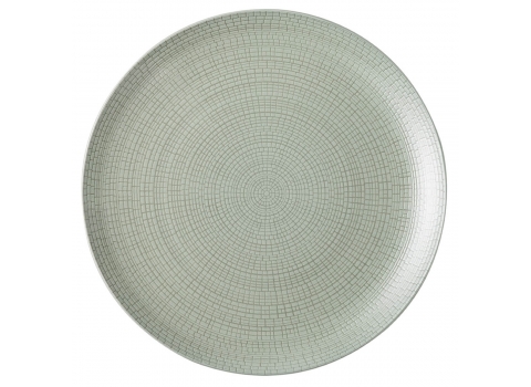 Assiette plate en grès - Degrenne - Vert Jade 31,5cm