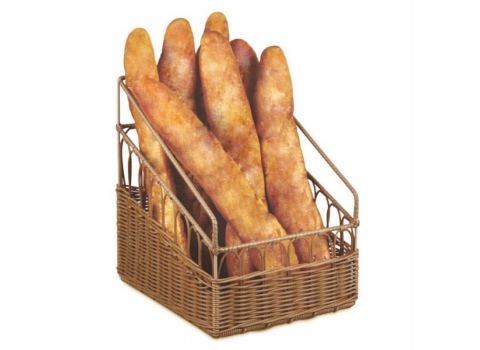 Corbeille à baguettes (Claie) : 30 x 36 cm : MARRON