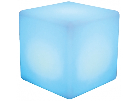 Cube / Pouf lumineux sans fil  40 cm x 40 cm 