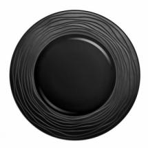 Assiettes Vagues Noires Ø 27,5 cm (Plate) - Plat Principal 