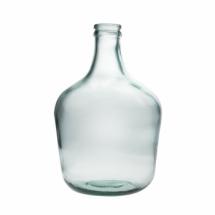 Bonbonne dame jeanne en verre recyclé transparent - D27 cm x H.42 cm (Moyenne)