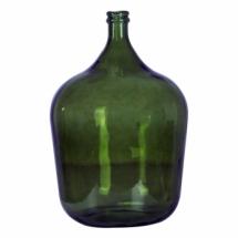 Bonbonne dame jeanne en verre recyclé Vert Olive - D40 cm x H.56 cm (Grande)