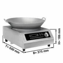 Wok à induction 3500 Watts