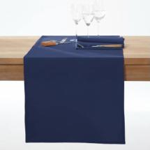 Chemin de table 210 x 52 cm - Bleu marine 