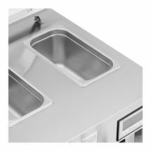 Machine à glace italienne 2140W - 3 parfums - 2 x 6 Litres