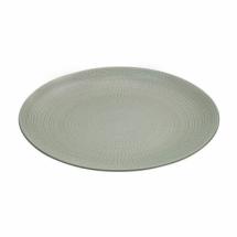 Assiette plate en grès - Degrenne - Vert Jade 31,5cm