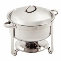 Pack Chafing-dish Rond + 1 Gel combustible - Capacité Bac : 7,5 litres 