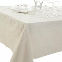 Nappe rectangulaire en tissu naturellement froissé 