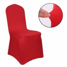 Housse de chaise extensible Rouge