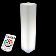 Colonne lumineuse LED Carrée 170 cm sans fil