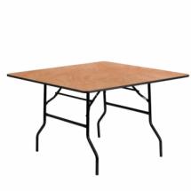 Table carrée en bois 122x122 cm,  4 invités 