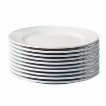 Assiette plate Éco en porcelaine Ø 21 cm (entrée)